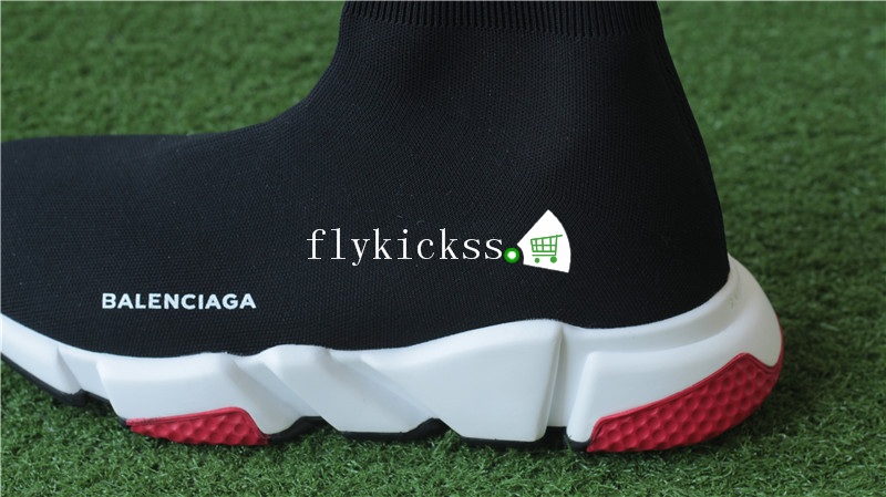 Balenciaga Speed Trainer Sock Black Red